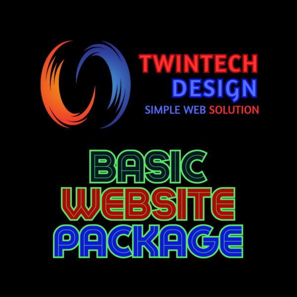 TwinTech Design: Beautiful Basic Website Package - Product Image